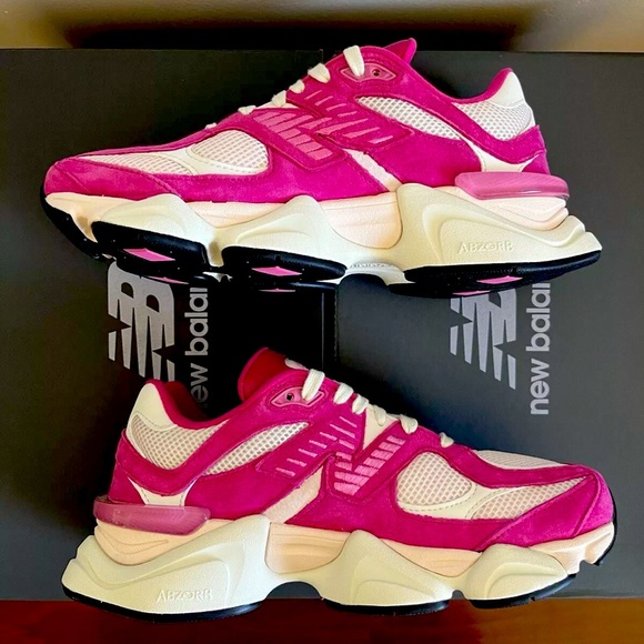 💓💞🌺 NEW BALANCE 9060 FUCHSIA PINK 💓💞🌺 - Picture 4 of 5